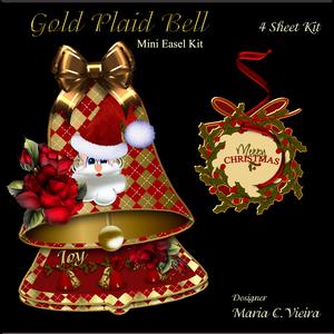 Gold Plaid Bell