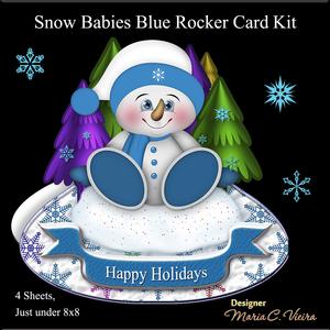 Snow Babies Blue Rocker