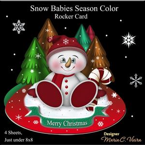 Snowbabies Season Color Rocker Card