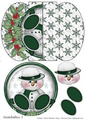 Snow Babies 3 Mini Rocker Card
