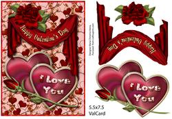 Valentine Vine Card Front
