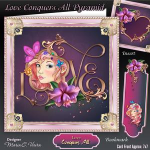Love Conquers All Card Front Kit