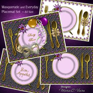 Masquerade and Everyday Placemat Set