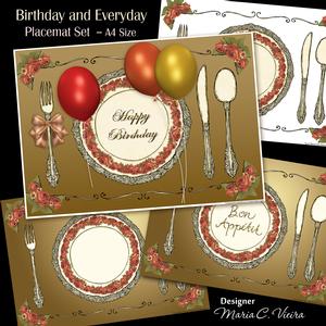 Birthday and Everyday Place Mat Set