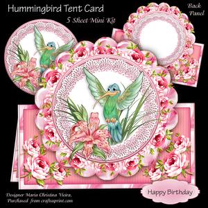 Hummingbird Tent Card