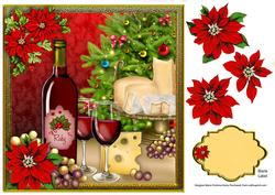 Ruby Wine and Cheese 8x8 Cf