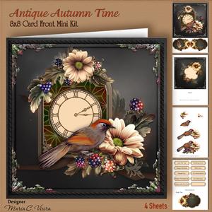 Antique Autumn Time 8x8 Kit
