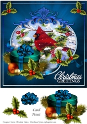 Blue Christmas Greetings