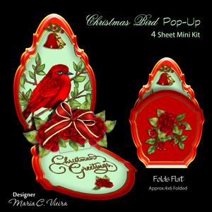 Christmas Bird Pop-up Kit