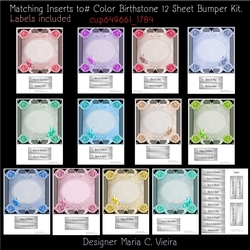 Inserts for Color Birthstone 12 Bumper Kit
