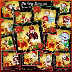 Pinstripe Christmas Bumper Kit