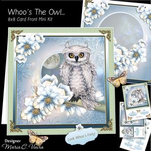 Who's the Owl Card Front Kit