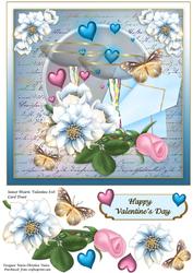 Sweet Hearts Valentine 8x8 Card Front