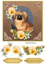 Vintage Dog Someone Special 7x7 Cf