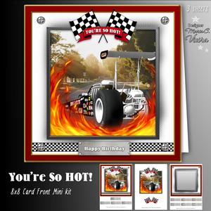 Your So Hot 8x8 Card Front Kit