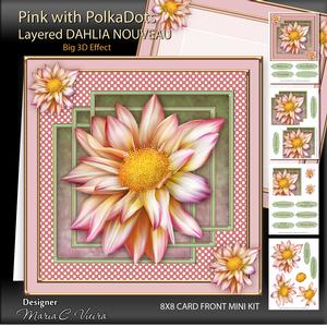 Dahlia Pink with Polkadots Kit