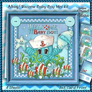 Ahoy Welcome Baby Boy Kit
