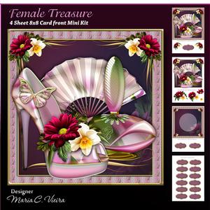 Female Treasure Card Front Kit