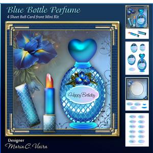 Blue Bottle Perfume 8x8 Kit