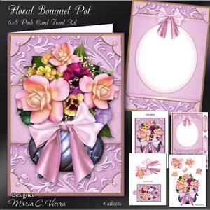 Floral Bouquet Pot 6x8 Mini Kit