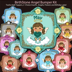 Birthstone Angels in Colors Bumper Kit