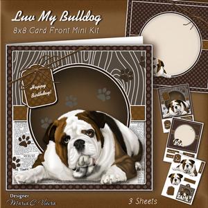 Luv My Bulldog 8x8 Mini Kit