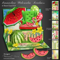 Summertime Watermelon Double Easel 