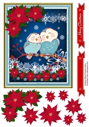 Christmas Owl 4 Card Front