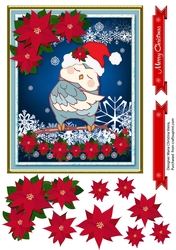 Christmas Owl 8 Card Front