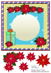 Raggy Xmas Dogs  Matching Insert
