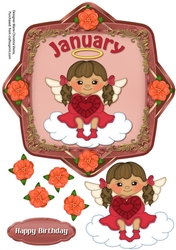 january Birthstone Topper