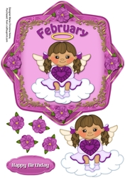 February Birthstone Topper