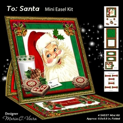 To Santa Mini Easel Kit