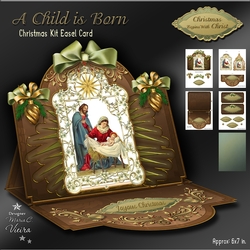 A Child is Born Christmas Easel kit