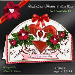 Valentine Swan Tent Card Mini Kit