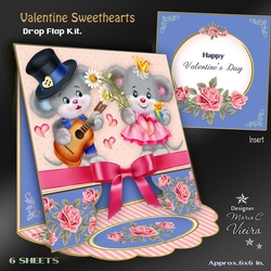 Valentine Sweethearts Drop Flap