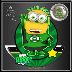 Minion Superhero Card Kit. 2