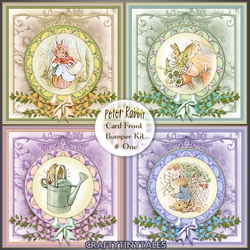 Peter Rabbit Card Front  Bumper Kit 1