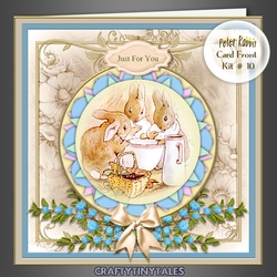Peter Rabbit Card Front Kit 10