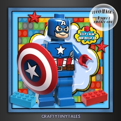 Lego Heroes Card Front Mini Kit.1