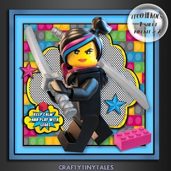 Lego Heroes Card Front Mini Kit.2