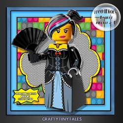 Lego Heroes Card Front Mini Kit.4