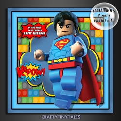 Lego Heroes Card Front Mini Kit.6