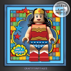 Lego Heroes Card Front Mini Kit.7