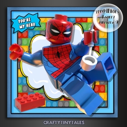 Lego Heroes Card Front Mini Kit.9