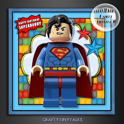 Lego Heroes Card Front Mini Kit.10