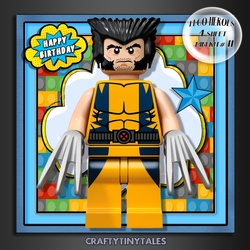 Lego Heroes Card Front Mini Kit.11