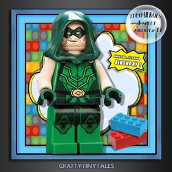 Lego Heroes Card Front Mini Kit.13