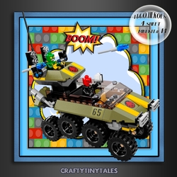 Lego Heroes Card Front Mini Kit.14