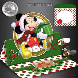 Mickey Goes Easel Xmas Kit 3